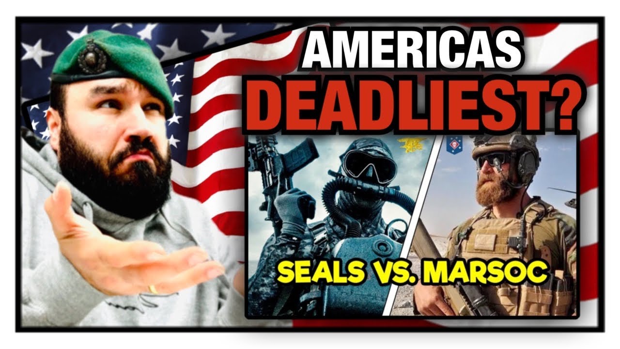 WHO IS BETTER? NAVY SEALS VS. MARINE RAIDERS (MARSOC) (British Marine Reacts)