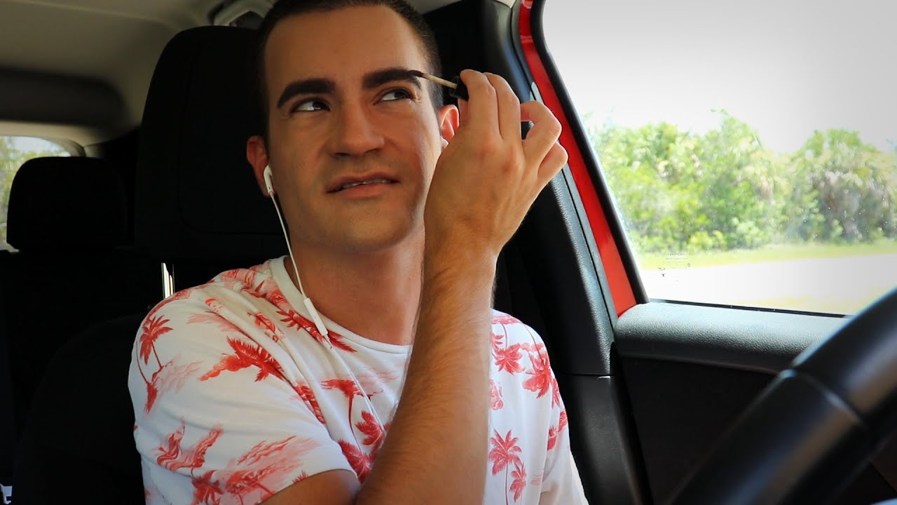 Doing My Makeup In The Car (ASMR)