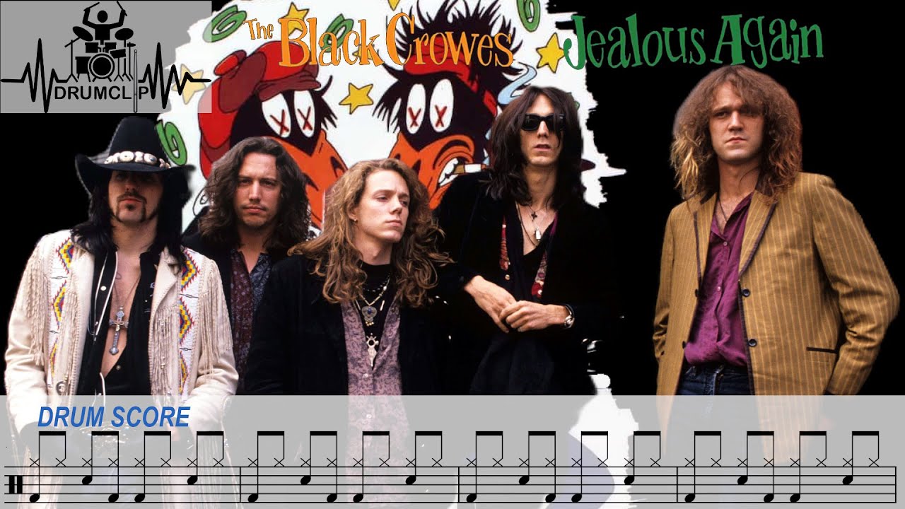 The Black Crowes - Jealous Again (Drum Score)