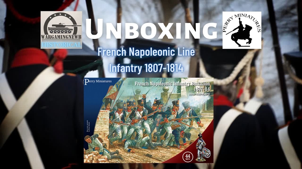 Распаковка миниатюр Перри «Французский пехотный батальон Наполеона 1807-1814» [Распаковка]