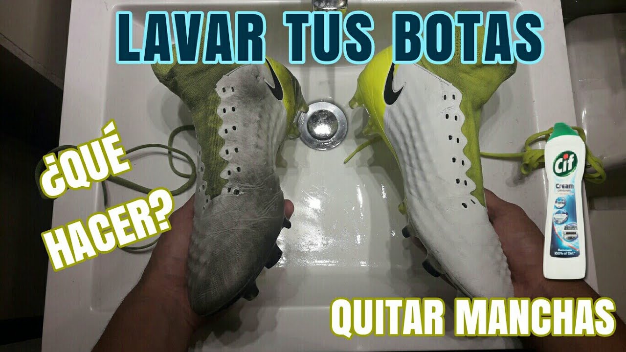 ¿CÓMO LAVAR TUS ZAPATOS DE FÚTBOL? | Consejos #1 (Español)
