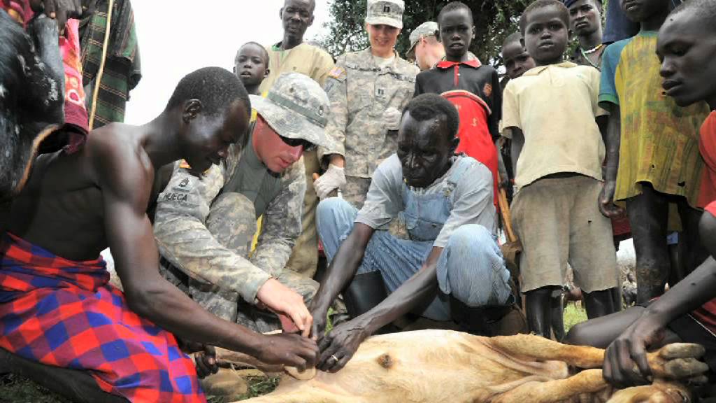 U.S. Military Joint Team Constructs Housing Units for Ugandan Orphanage