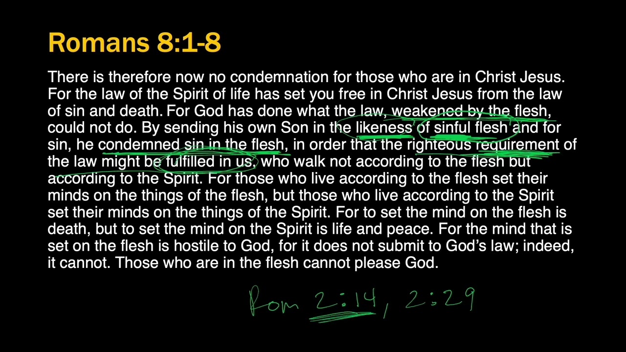 Romans 8:1-8