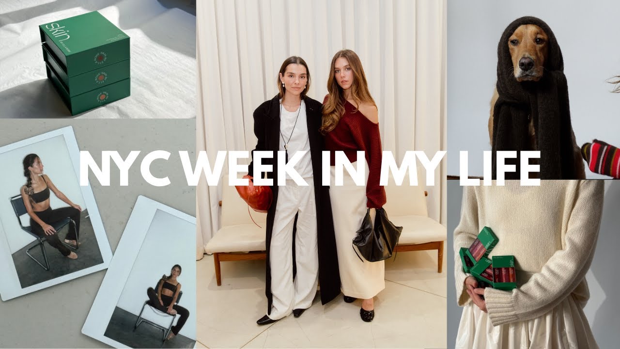 NYC Vlog: a busy bee in the city attending events, shoots & dinners