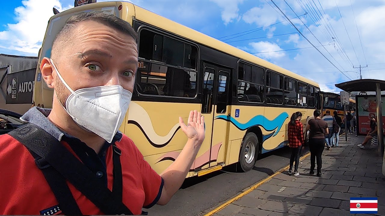 Así son los BUSES PÚBLICOS en COSTA RICA 🚌
