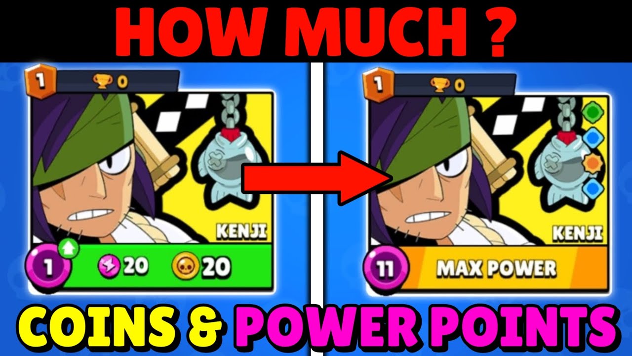 How much coins & power points to MAX OUT one Brawler in Brawl Stars 🔥 #brawlstars #supercell