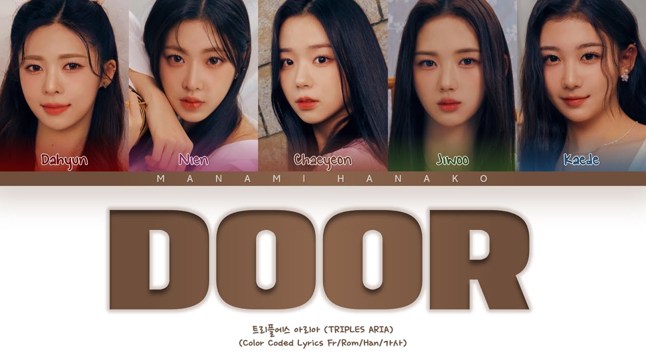 {VOSTFR} tripleS ARIA (트리플에스 아리아) - 'DOOR' (Color Coded Lyrics Français/Rom/Han/가사)