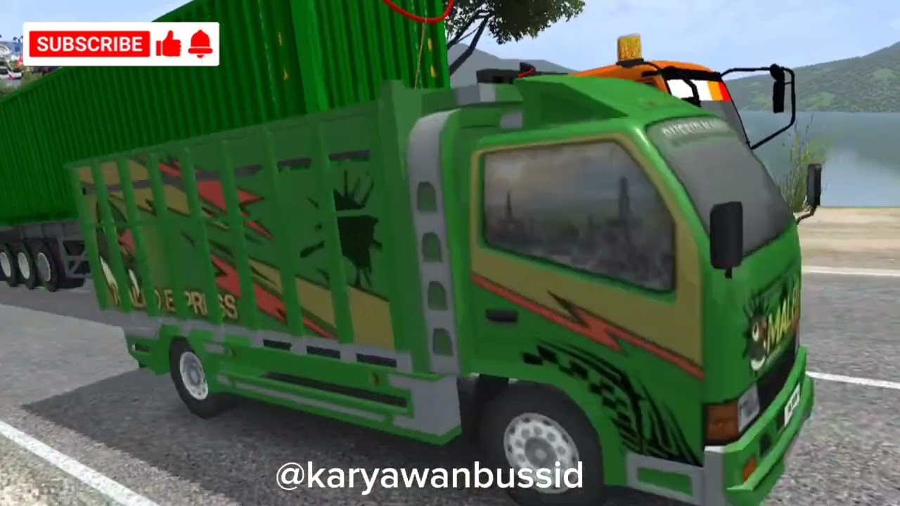 TRUK TRAILER NABRAK BUS DI TANJAKAN JALUR SITINNJAU LAUIK 😱