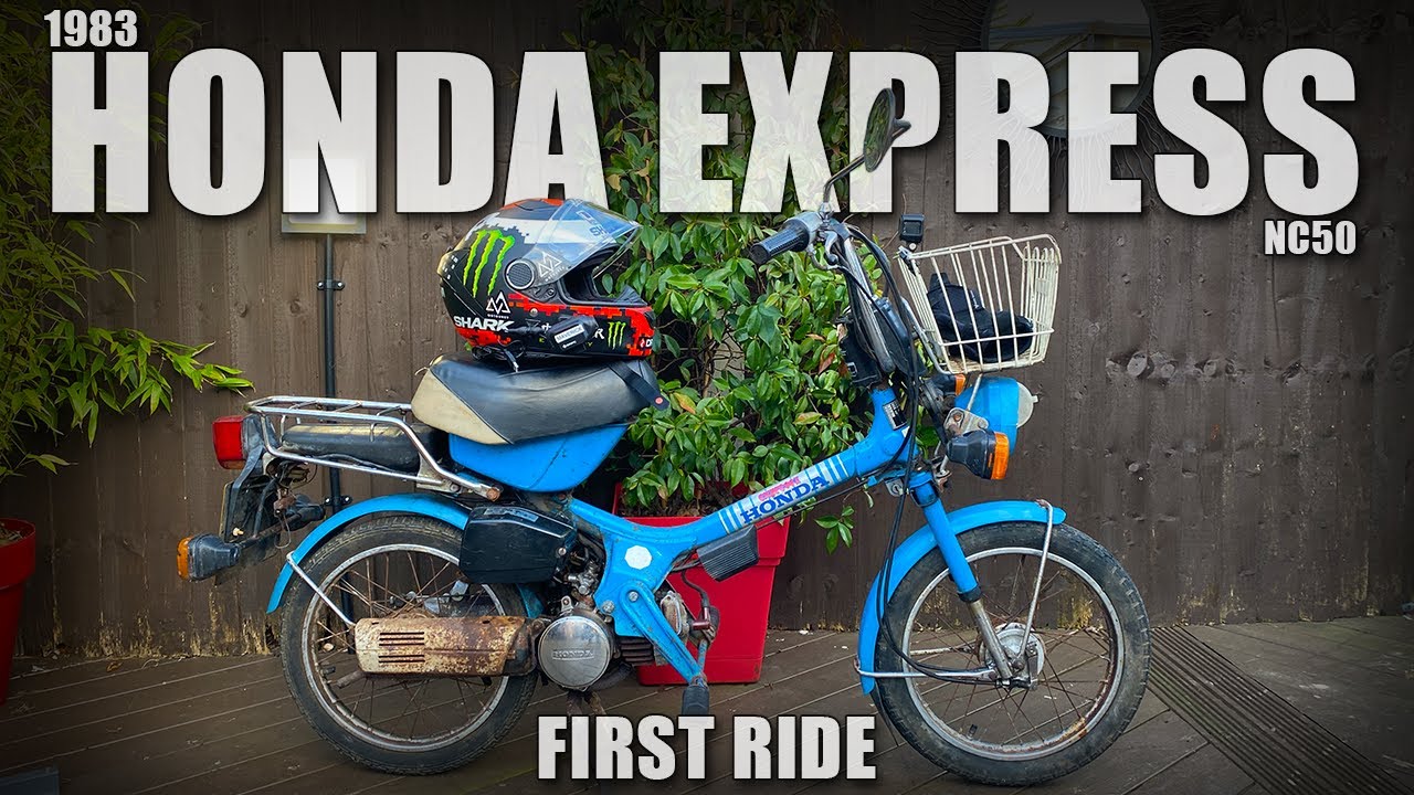 1983 Honda Express NC50 First Ride