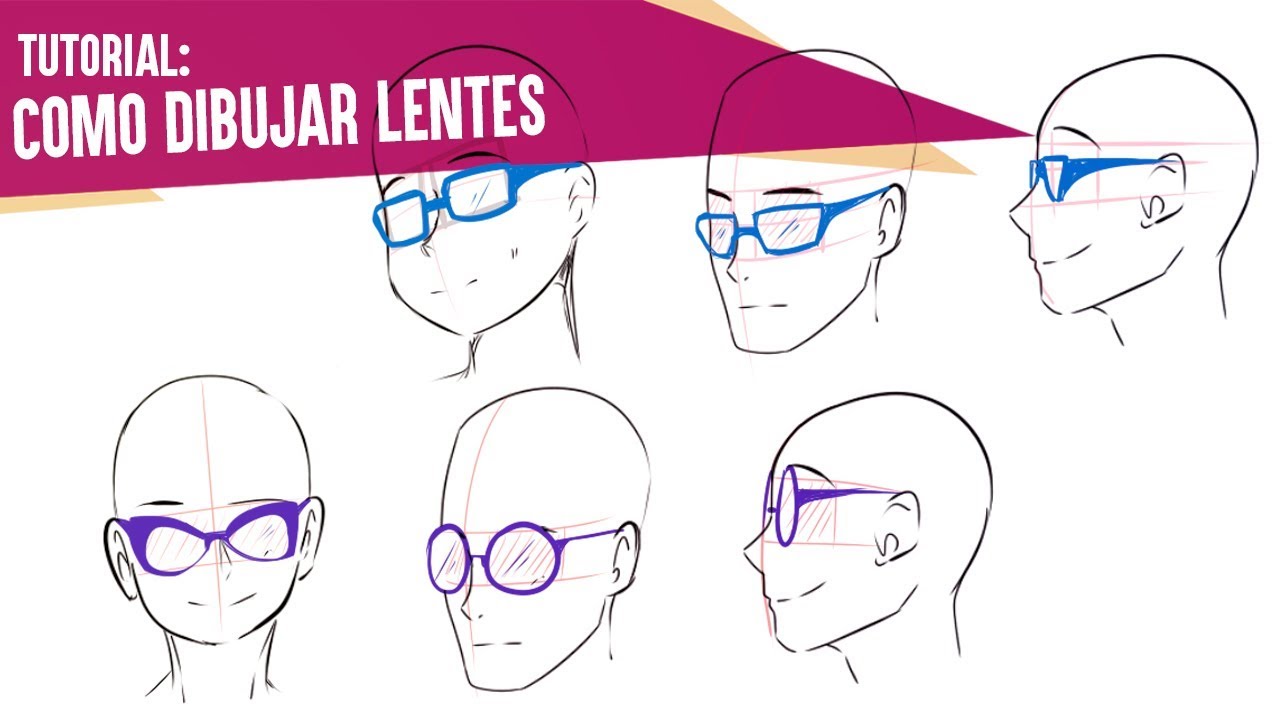 ✎COMO DIBUJAR LENTES | BGM94