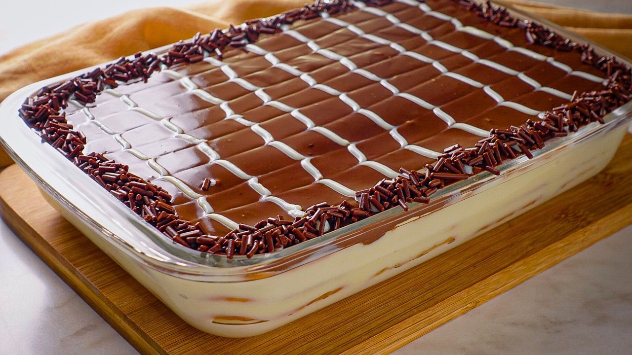 PAVÊ TRADICIONAL FÁCIL: SEM FORNO E DELICIOSO! (RECEITA DE VOVÓ!)