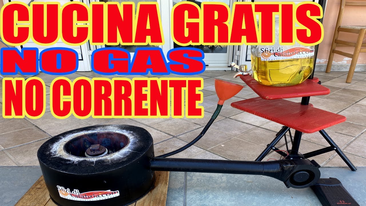 Cucinare GRATIS - Senza Gas e Senza Corrente con soli 15 EURO
