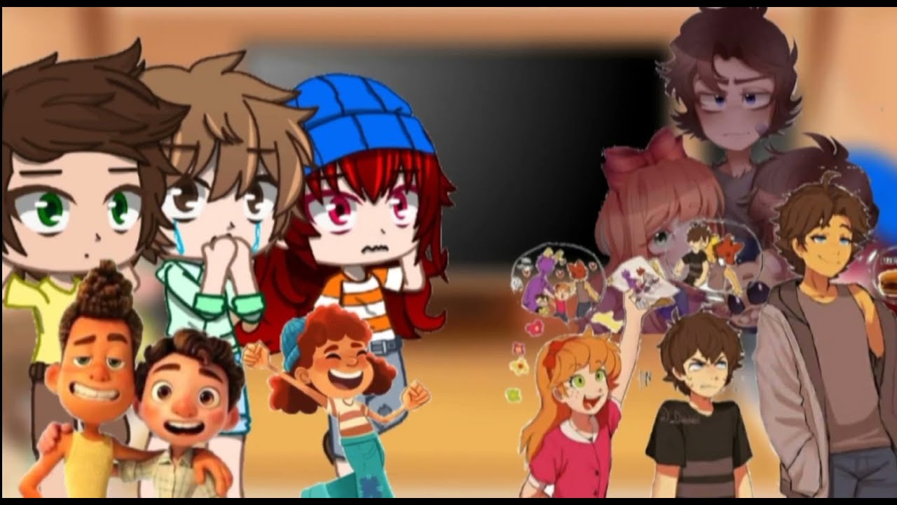 Luca , Alberto y Giulia reacciona a la familia afton. {Leer descripción}