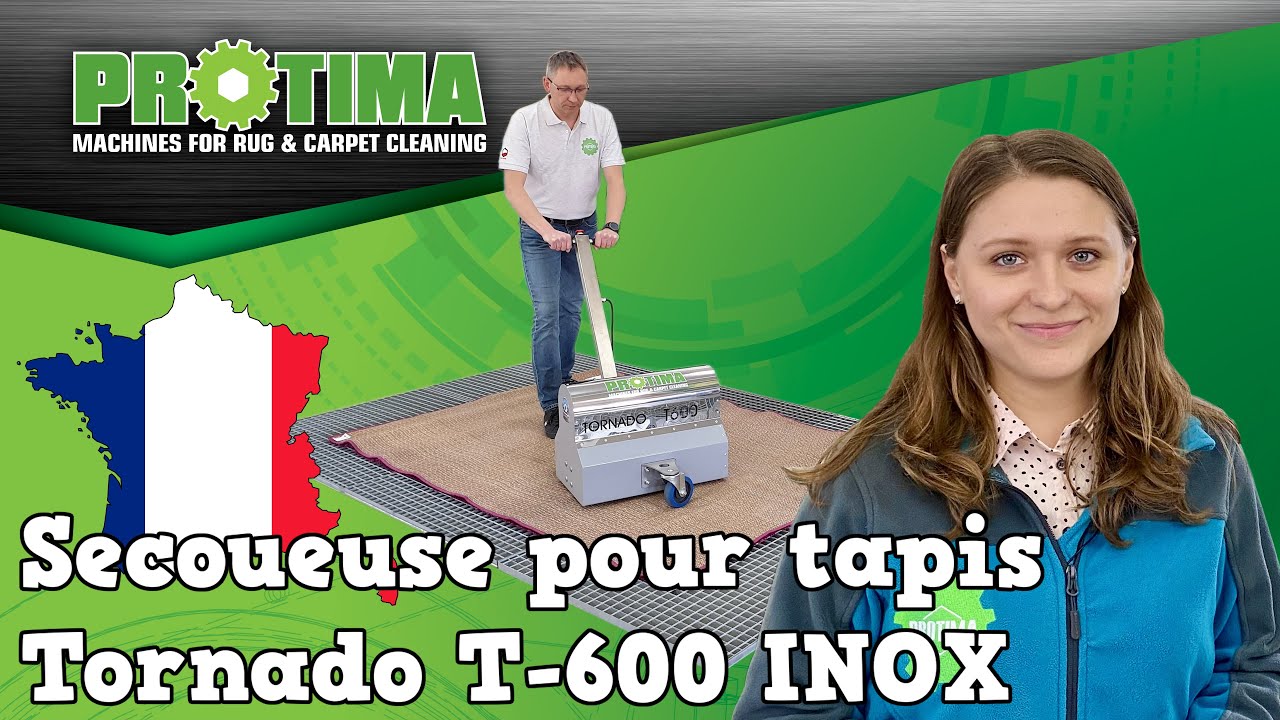 Machine à dépoussiérer les tapis Tornado T-600 | Machines à laver les tapis de PROTIMA