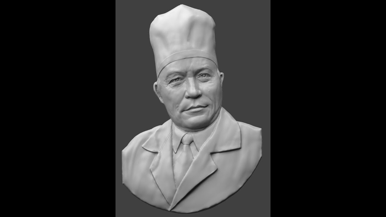 Sculpting portrait bas-relief . Y. I. Ezhov Скульптинг портретного барельефа . Ю.И. Ежов