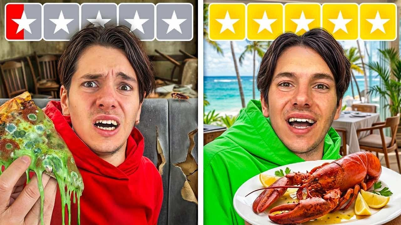 TESTUJE NAJLEPIEJ VS NAJGORZEJ OCENIANE RESTAURACJE NA MALCIE!