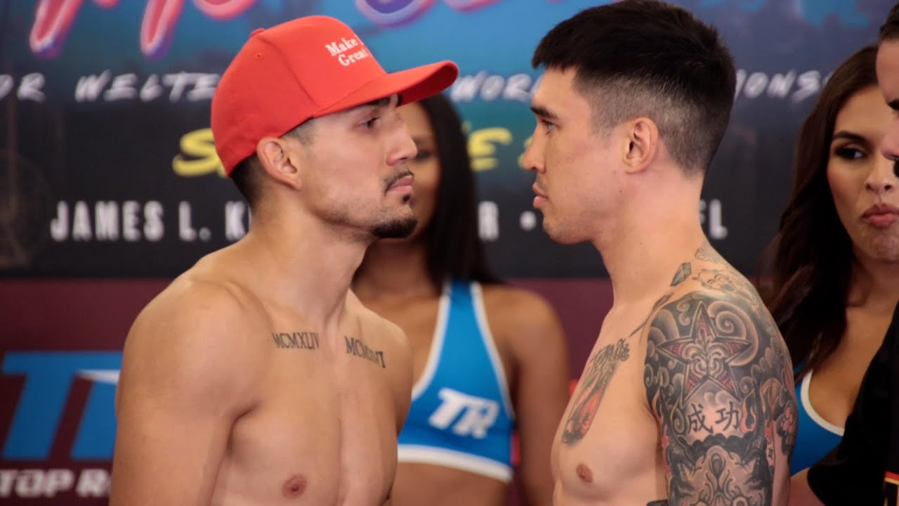 Teofimo Lopez vs Steve Claggett FULL HEATED WEIGH IN AND FACE OFF