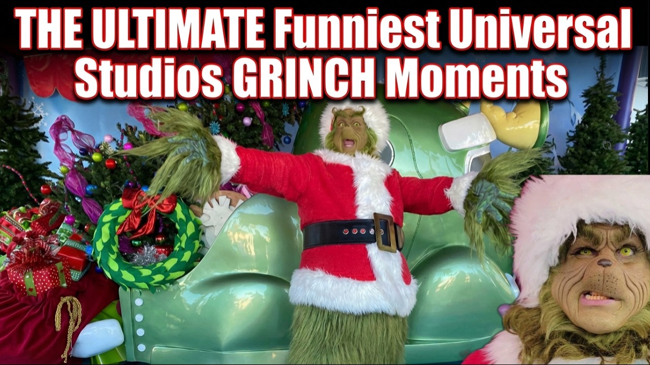 Самые смешные моменты с Гринчем в Universal Studios