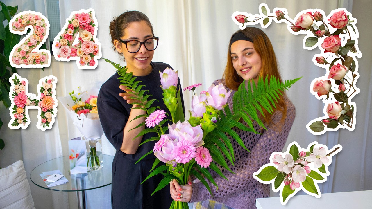 Je passe 24h avec une fleuriste qui ouvre son local en Suisse 💐