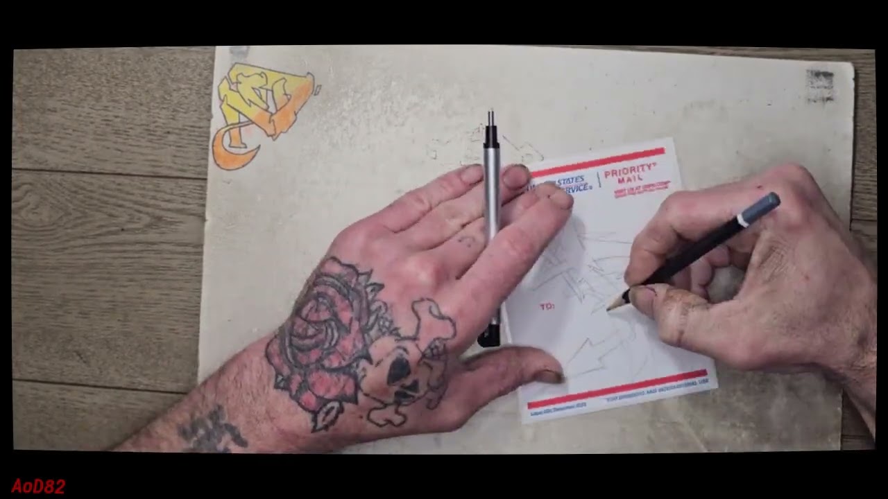 Graffiti Sticker Art Episode 001-Letter F