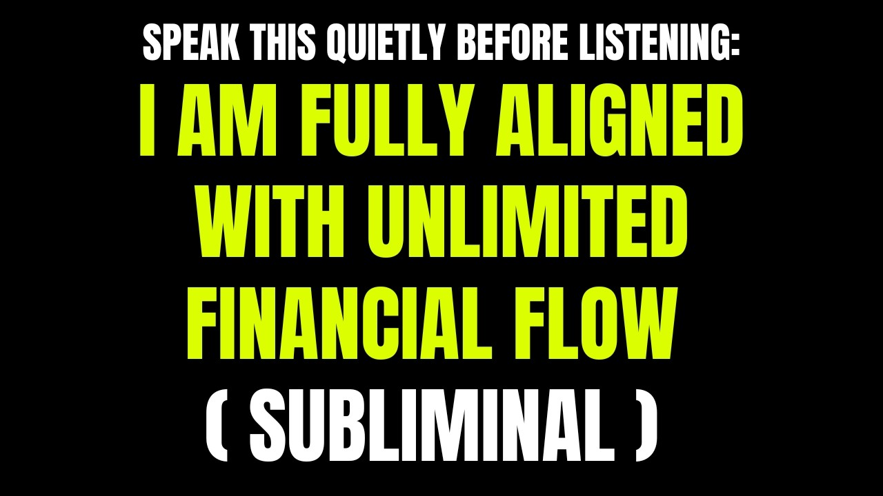[POWERFUL] Flush Financial Blockages From Your Auric Field (Subliminal Water Charging Session)