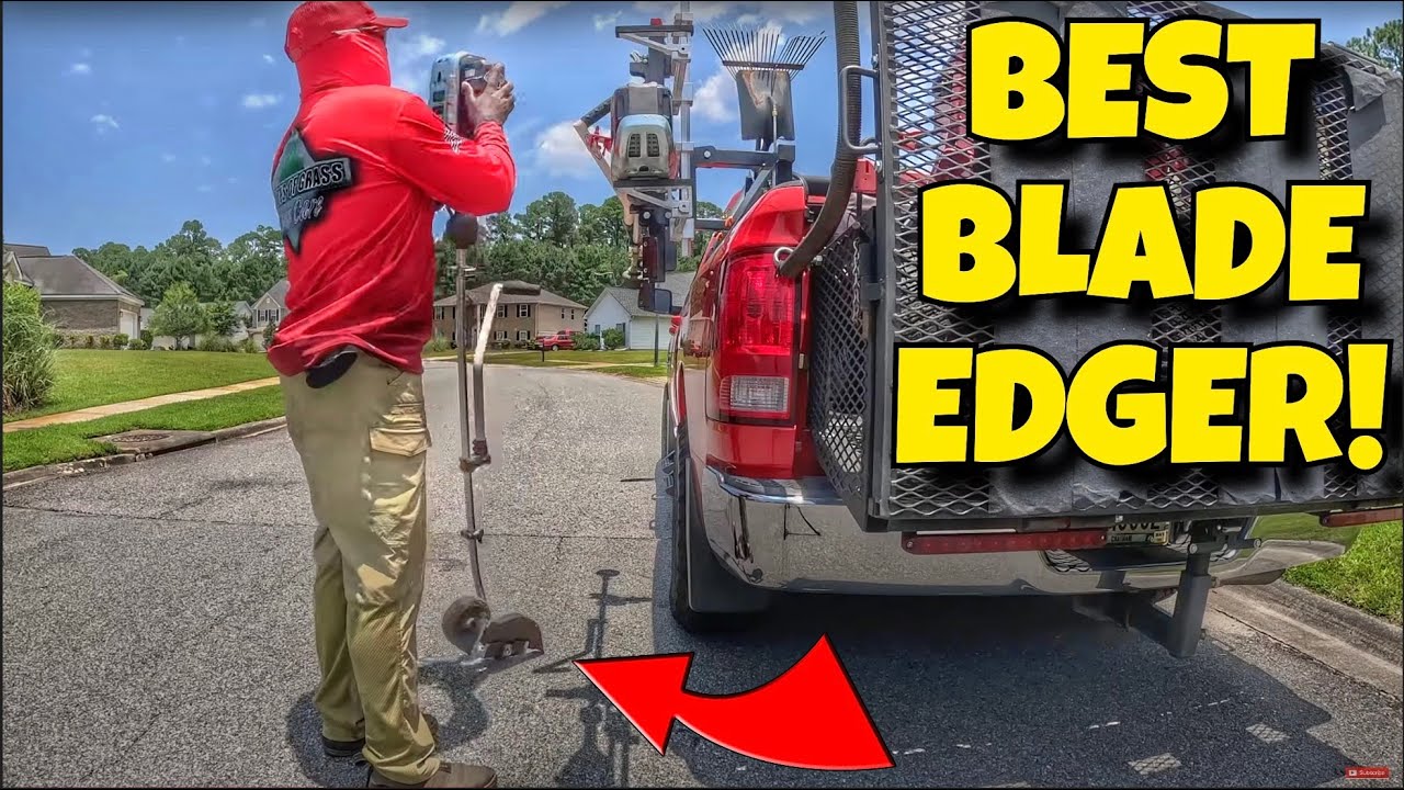 Why I prefer Curved Shaft Edgers over Straight Shaft Edgers | I have proof in my lawn mowing videos