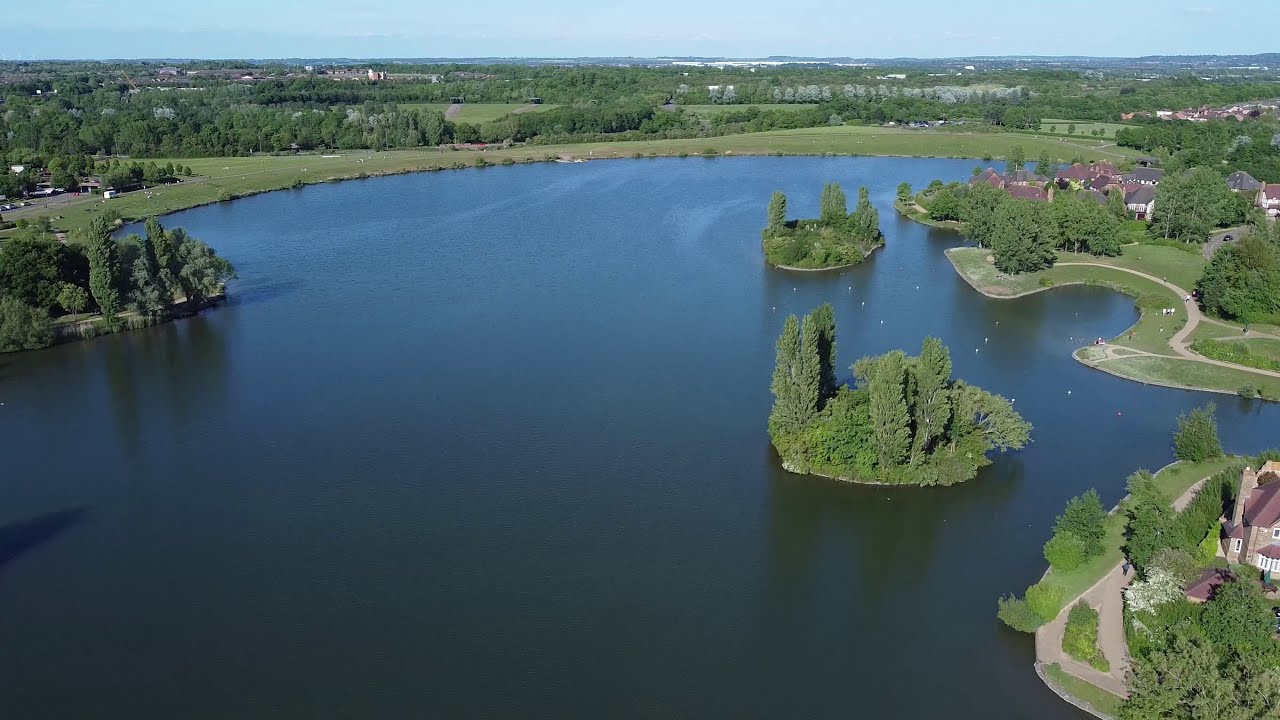 Furzton Lake (Milton Keynes) DRONE