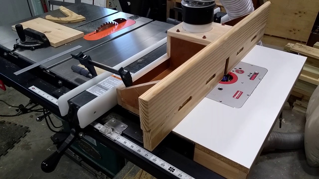 Router fence build complete.