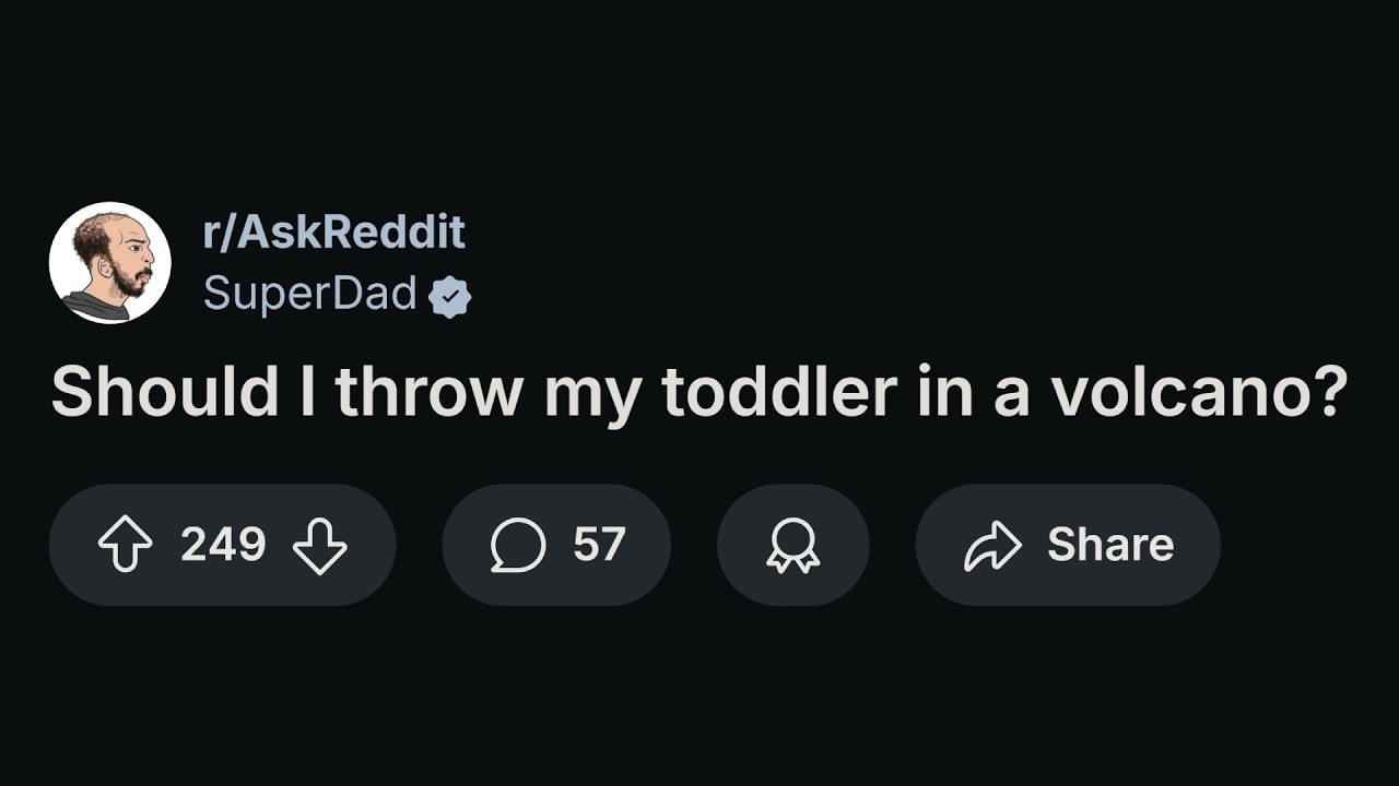 Родители на Reddit — сумасшедшие.