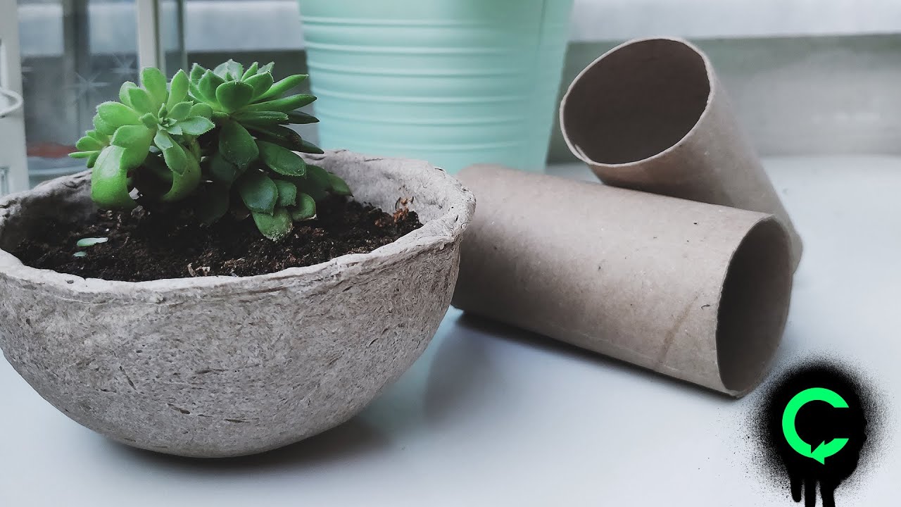 Kağıt Hamuru ile Dekoratif Saksı ve Kase Yapımı | Çöpçüler