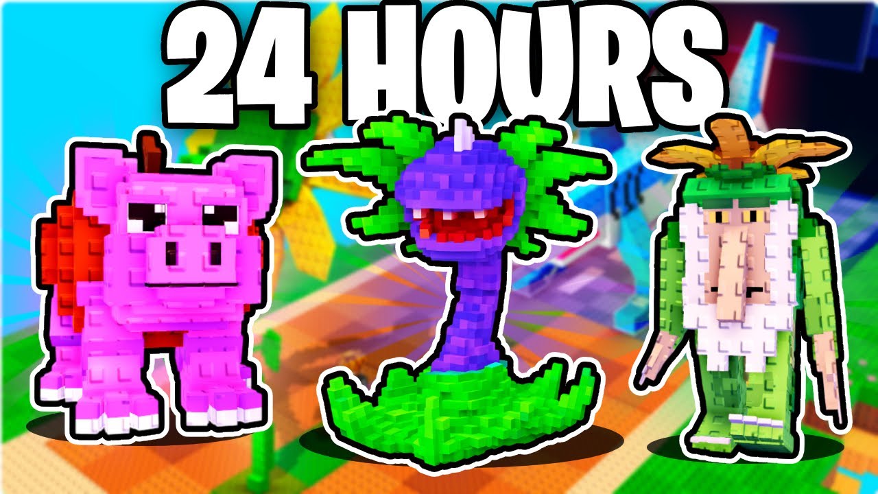 I PLAYED 24 HOURS OF PLANTS VS. BRAINROTS..