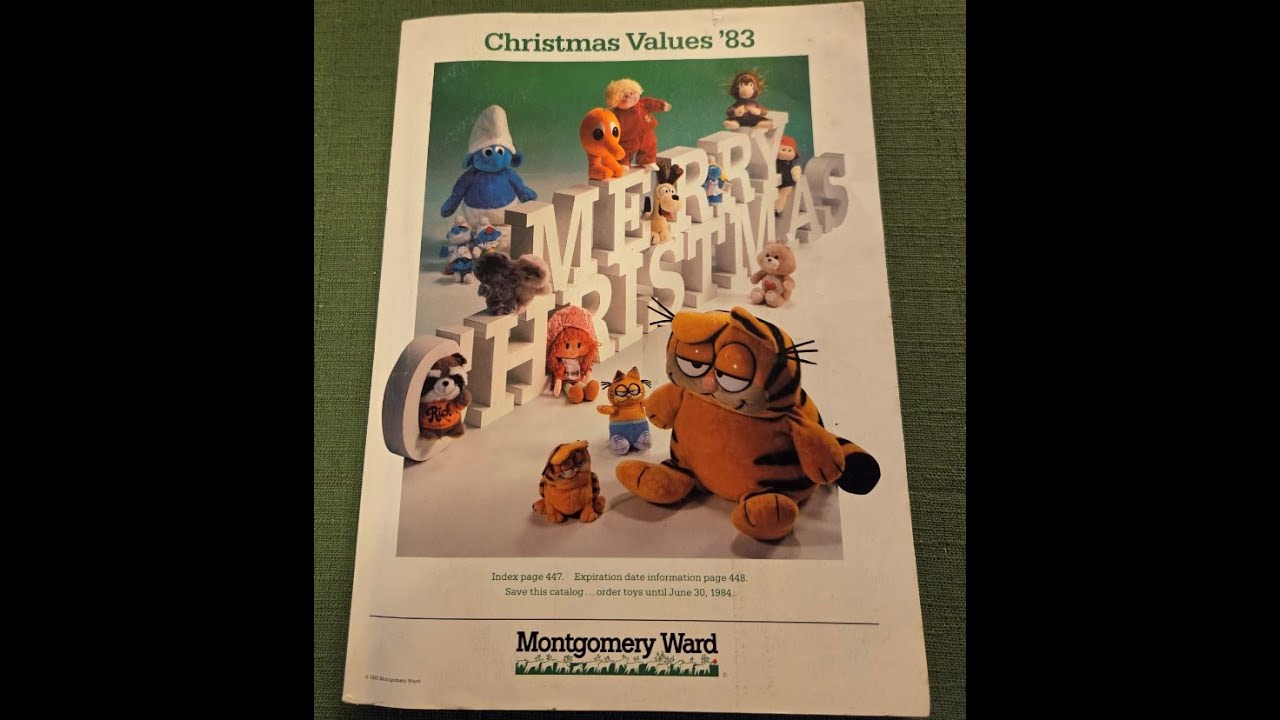 Going Through 1983 Montgomery Ward Christmas Catalog