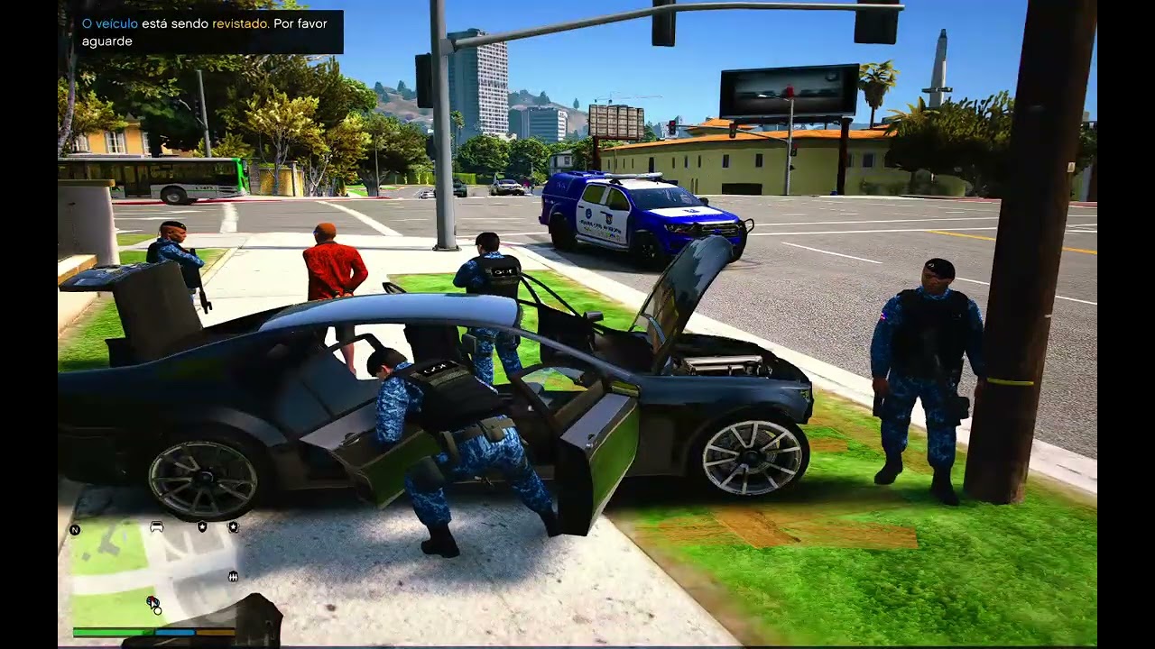 GTA V LSPD  PERSEGUIÇÃO A VEICULOS TERMINA EM PRISÕES