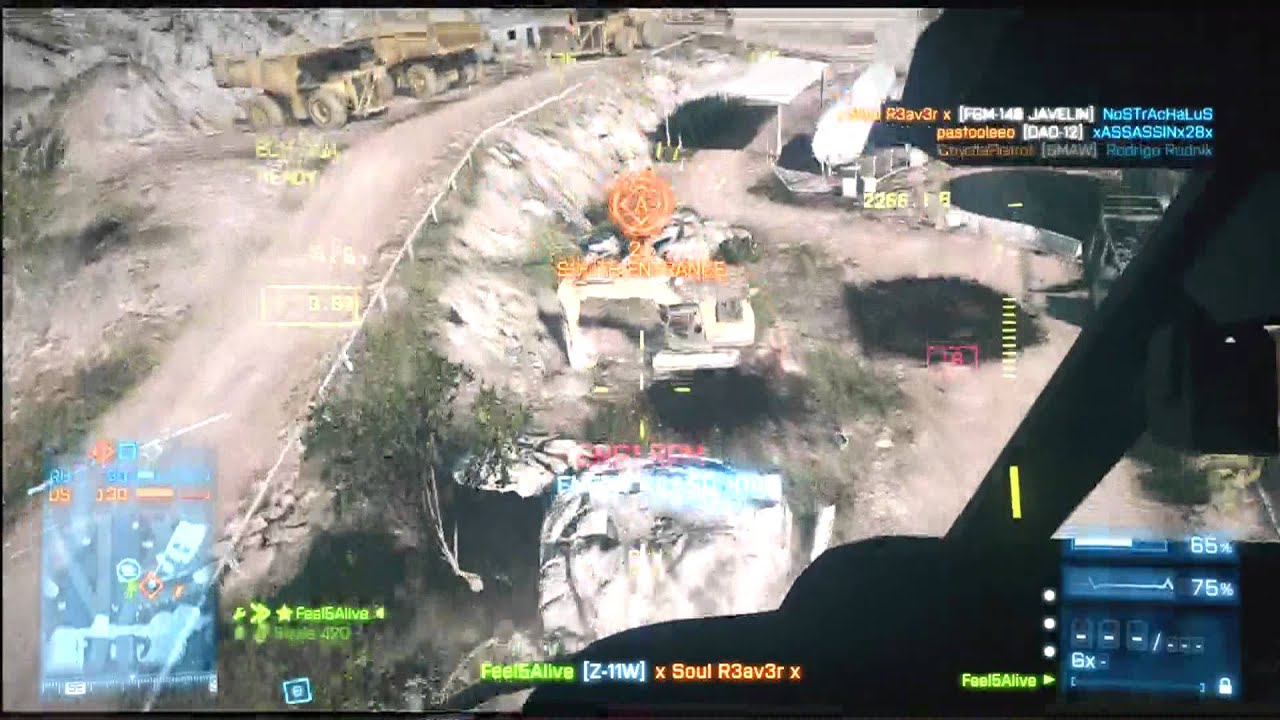 Battlefield 3 z11w tunnel flying