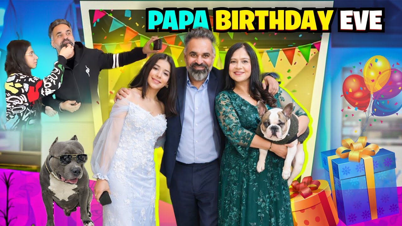 Surprise for Papa on Birthday Eve 🎂