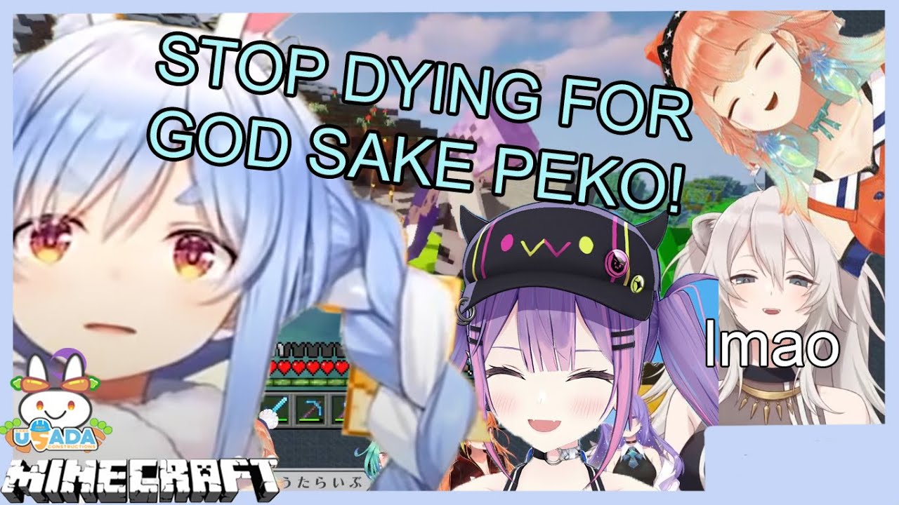 【HOLOLIVE】 Pekora went crazy  【EngSub】【#うさ建夏祭り】