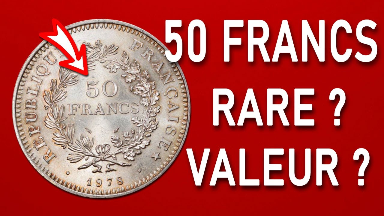 Quel est le prix des pièces de 50 Francs Argent ?
