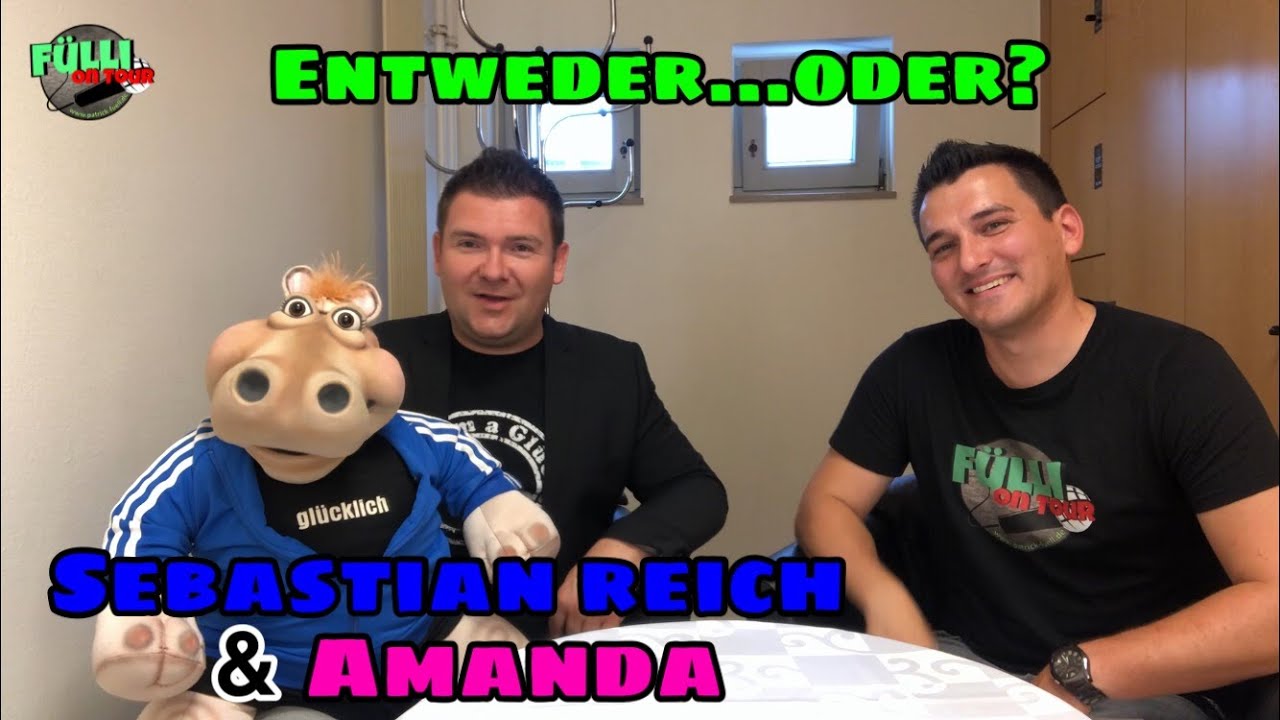 Sebastian Reich Amanda Entweder oder-Interview Tour Glückskeks in Mainz Patrick Füll Fülli on Tour