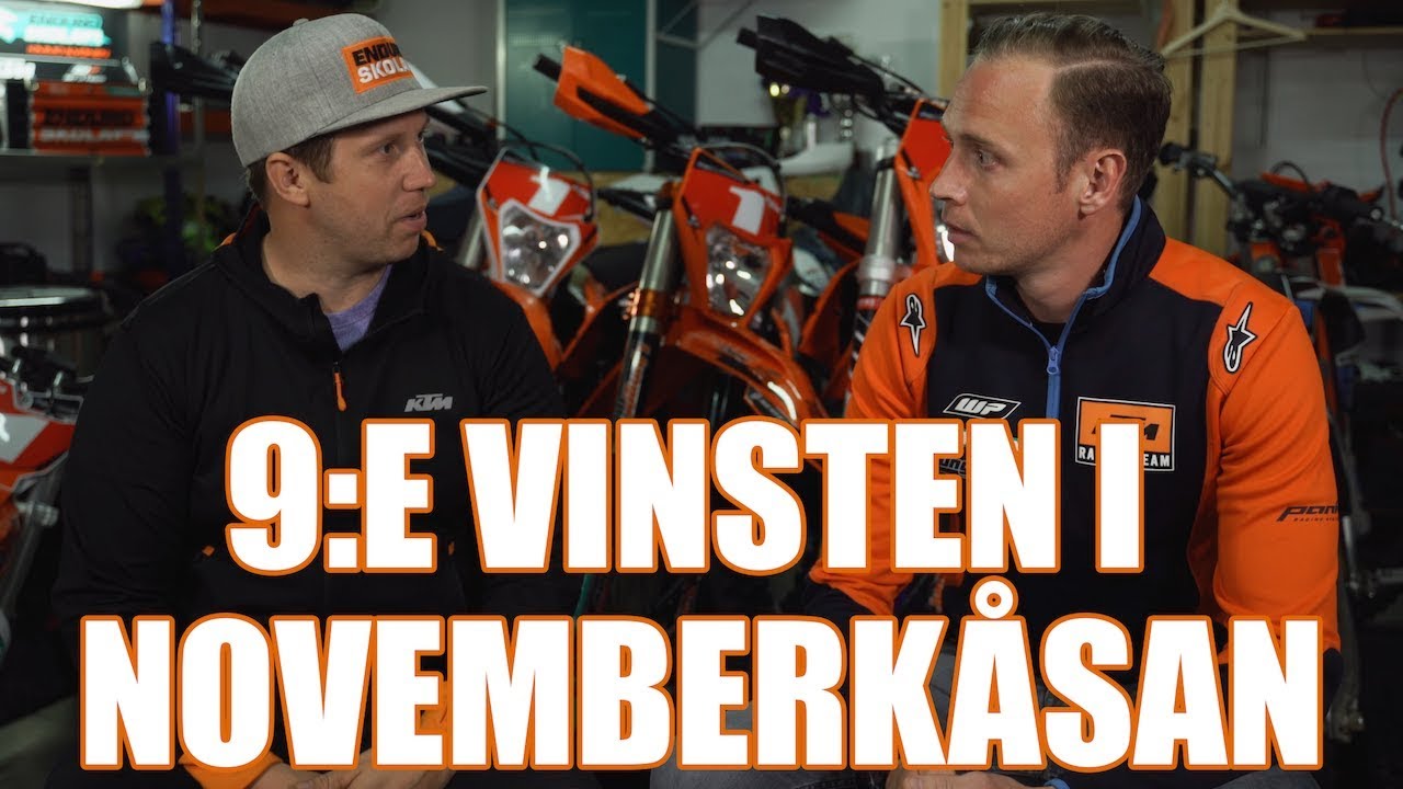 Joakim Ljunggren berättar om vinsten i Novemberkåsan