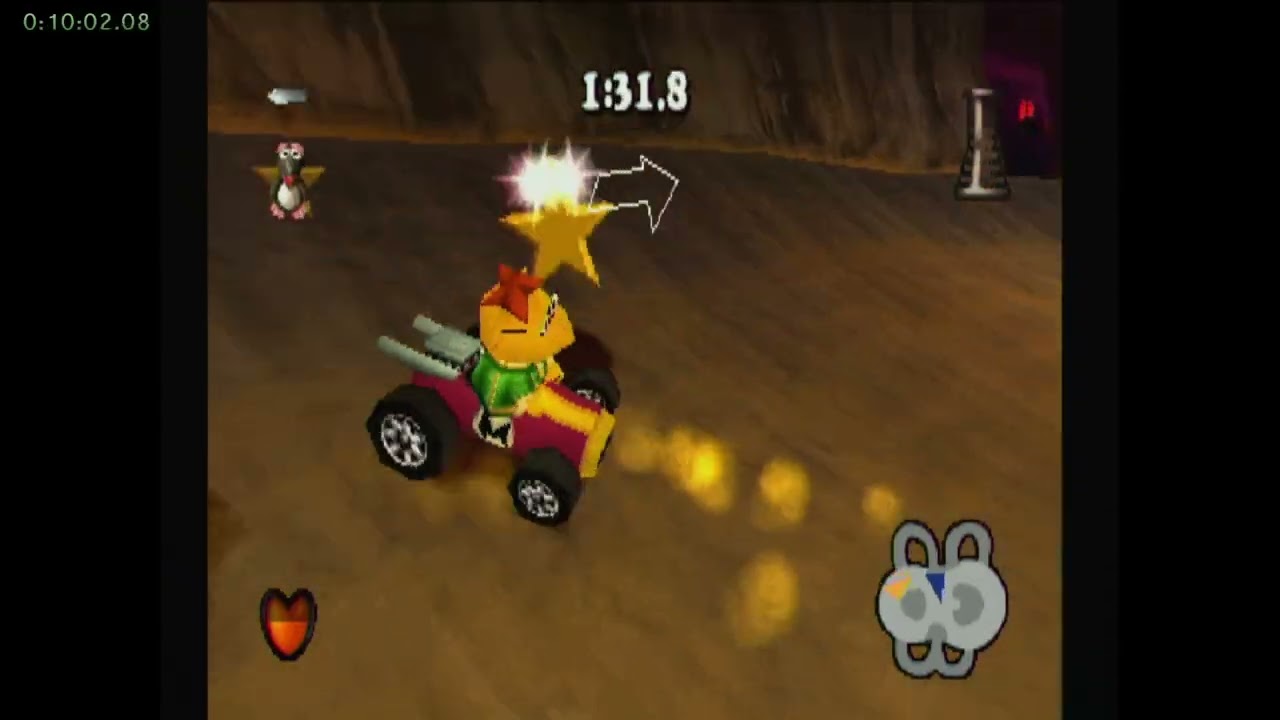 Muppet RaceMania (2000) PS1 Speedrun Main Battles 15:39