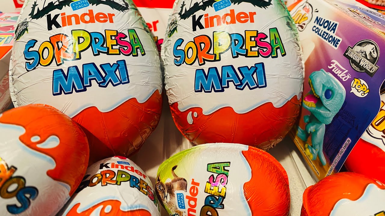 Natoons Maxi Kinder Surprise ASMR Unboxing 