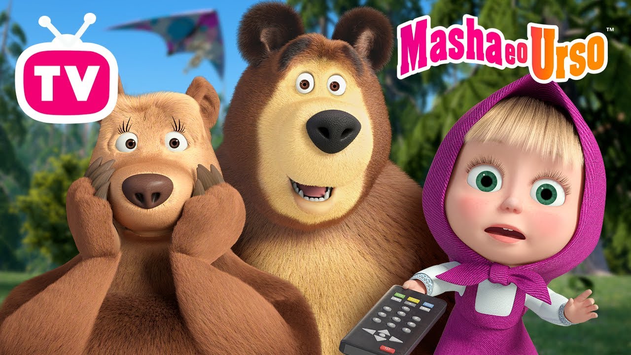 Masha e o Urso 👱‍♀️🐻 🎥 Vamos Assistir Todos Juntos 🍿👨‍👩‍👧 Coleção de desenhos animados