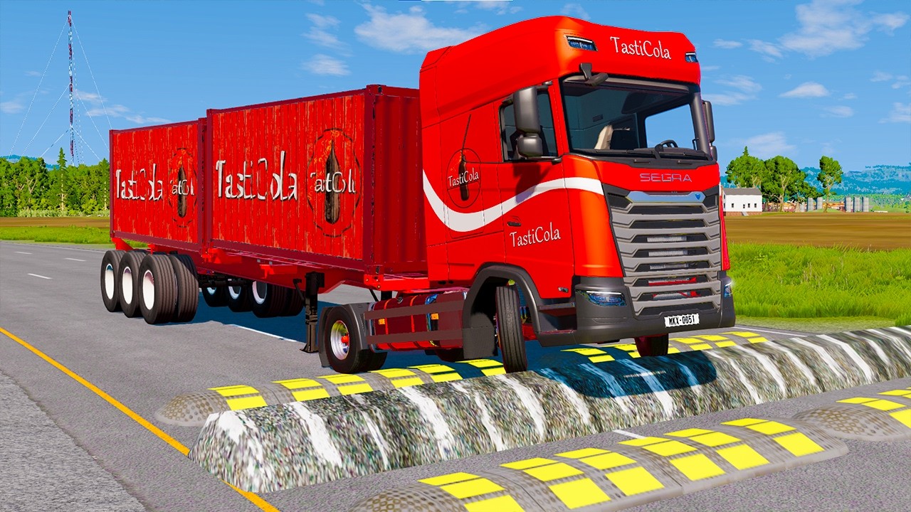 Trucks vs Speed Bumps SPECIAL #40 | Some Vehicles Didn’t Stand a Chance | BeamNG.drive