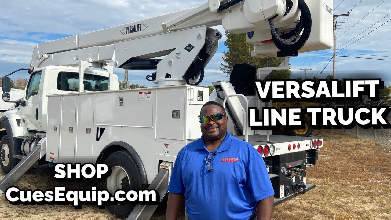 Versalift VO455 Power Utility Line Truck For Sale - CuesEquip.com