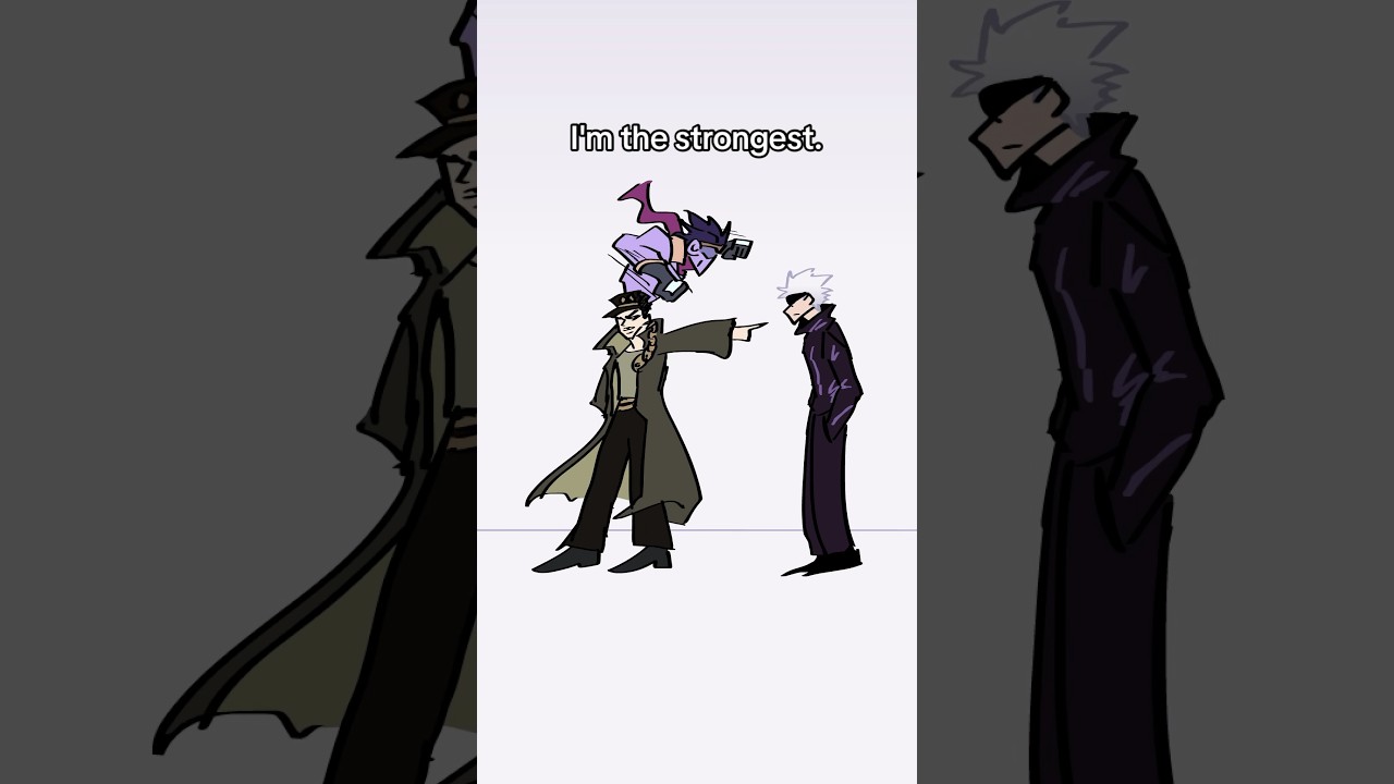 If Gojo Satoru Vs Kujo Jotaro Who will Win? #jjk #jojo  #jujutsukaisen #jotaro #gojo  #poip
