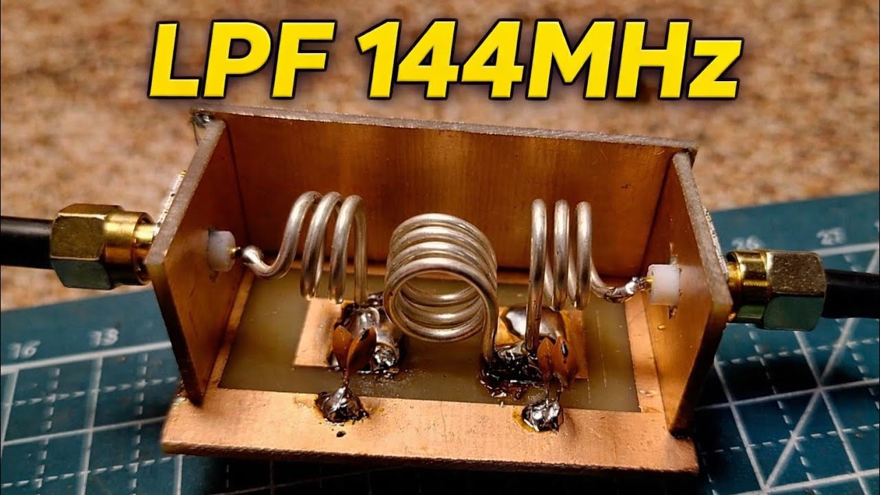DIY Filtr LPF 144MHz - pomiary końcowe
