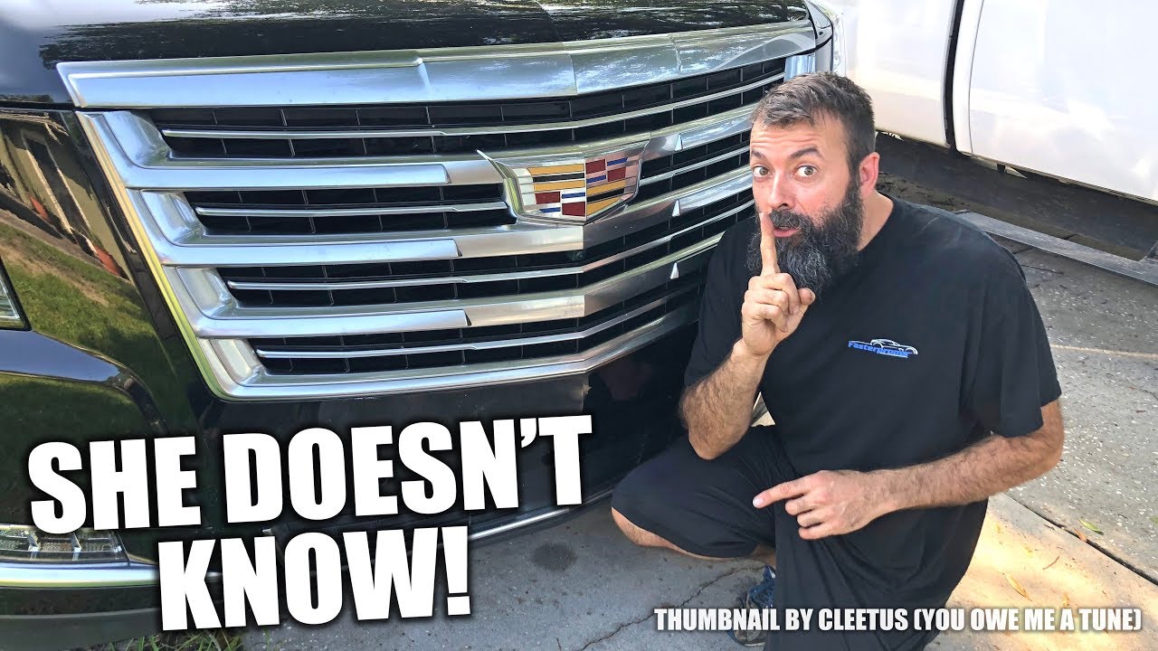 DEFILED My Wife's Escalade!! (Needed More Power!)