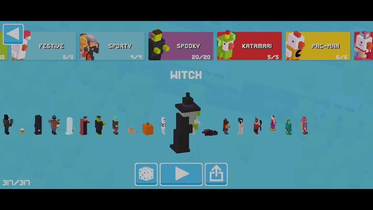CROSSY ROAD - ALL CHARACTERS 317 updated 2022