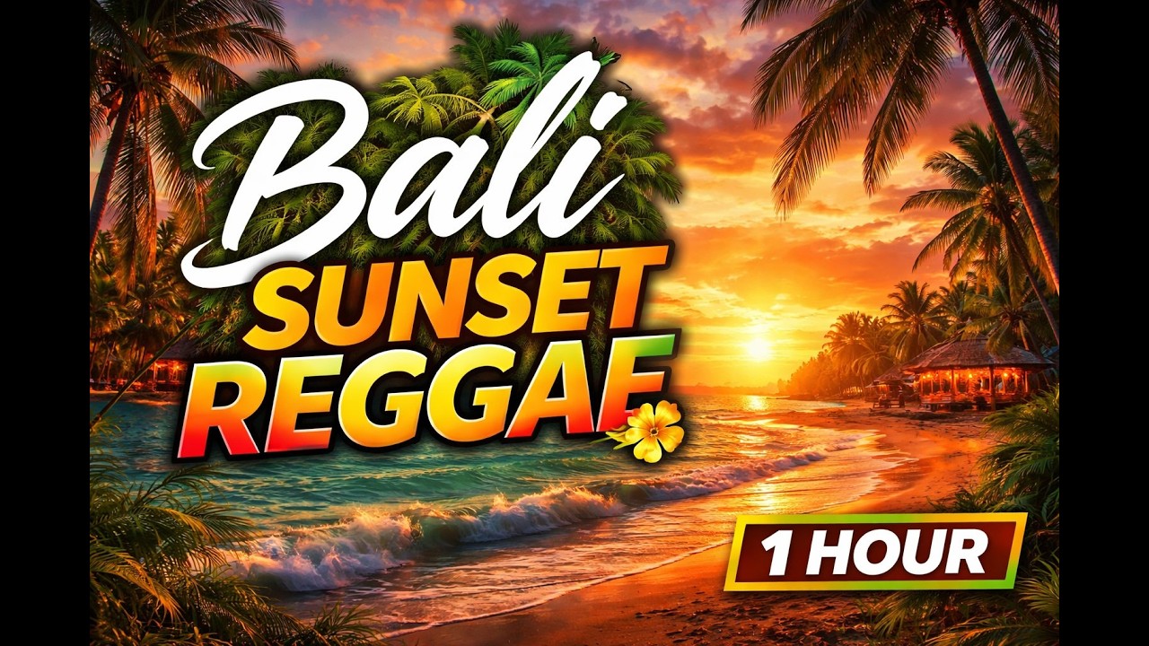 Bali Sunset Reggae 🌅 Tropical Chill Mix | 1 Hour Island Dub – Reggae Arise 23