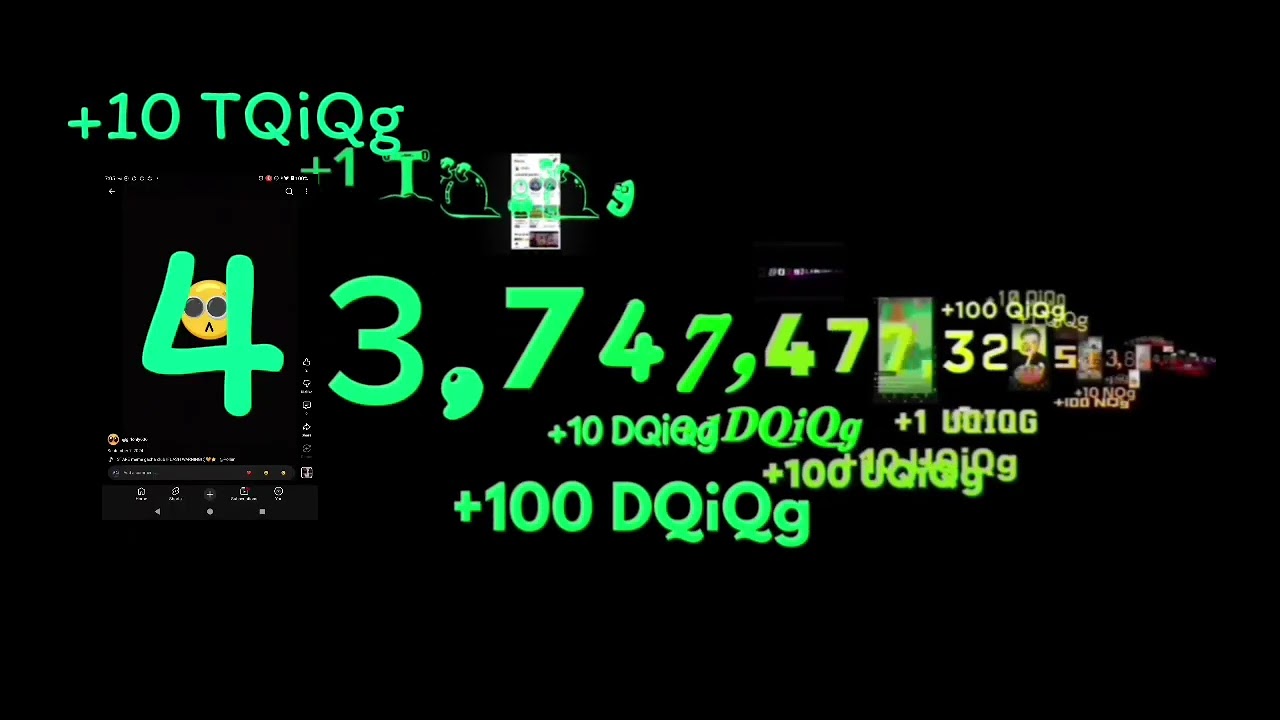 1 to Quinquinuagintillion with sound. Font are NEW!!